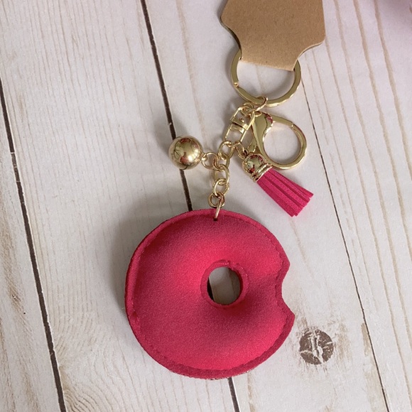 Rhinestone Donut Keychain - Picture 4 of 5